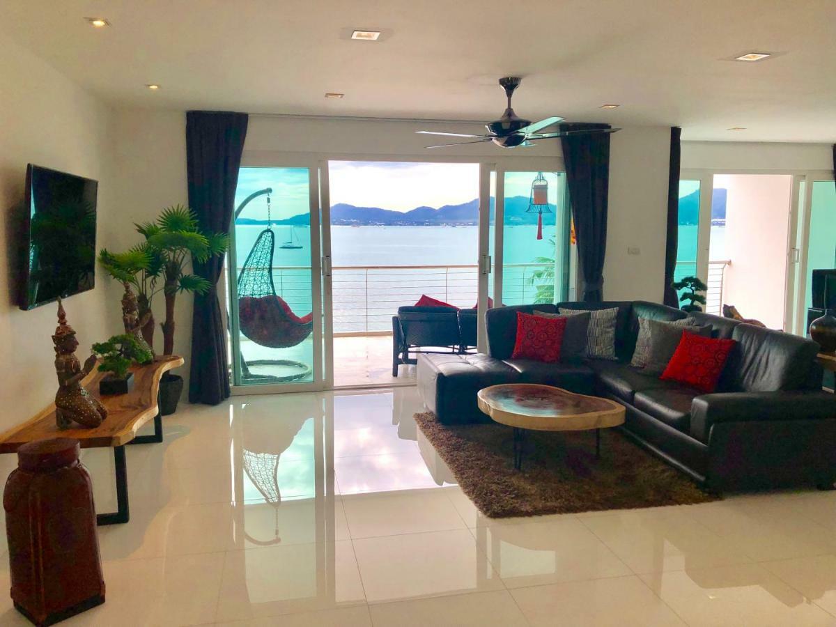 D-Lux 4 Bed Beachfront Apartment With Sea View Cape Panwa Bagian luar foto